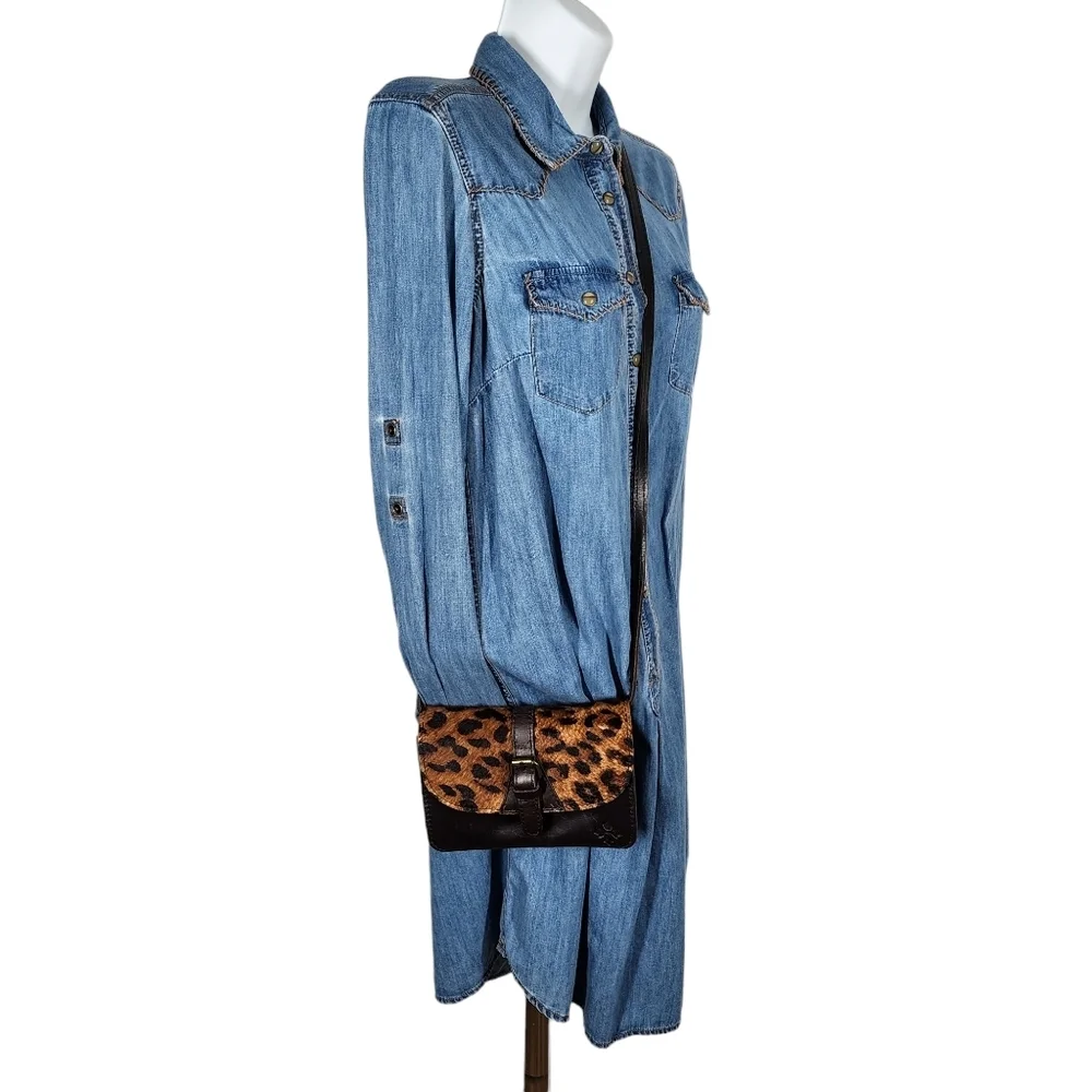 PATRICIA NASH ANIMAL PRINT CROSSBODY BAG 